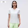 Pilates yoga short sleeve women's summer casual crew neck sports t-shirt top quick-dry running fitness apparel d26072