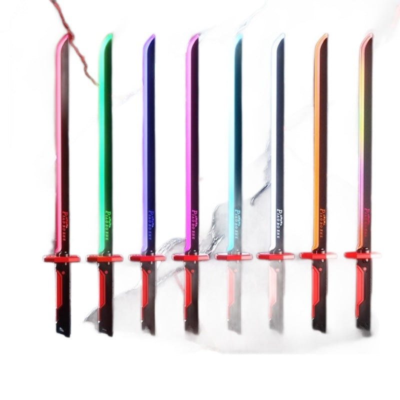 Toy hot internet celebrity interstellar spark sword colorful streamer sword spray blade laser sword kids toy boy