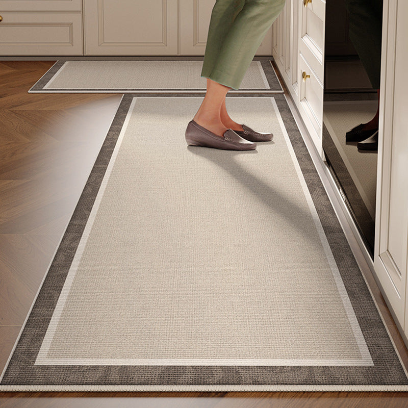 Kitchen floor mat non-slip oil-proof waterproof wipeable no-wash stain-resistant  new special carpet no-wash foot mat