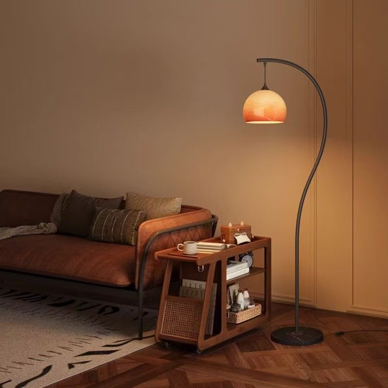 French medieval atmosphere mushroom floor lamp classy fishing lamp living room sofa bedside lamp bedroom bedside lamp cream style