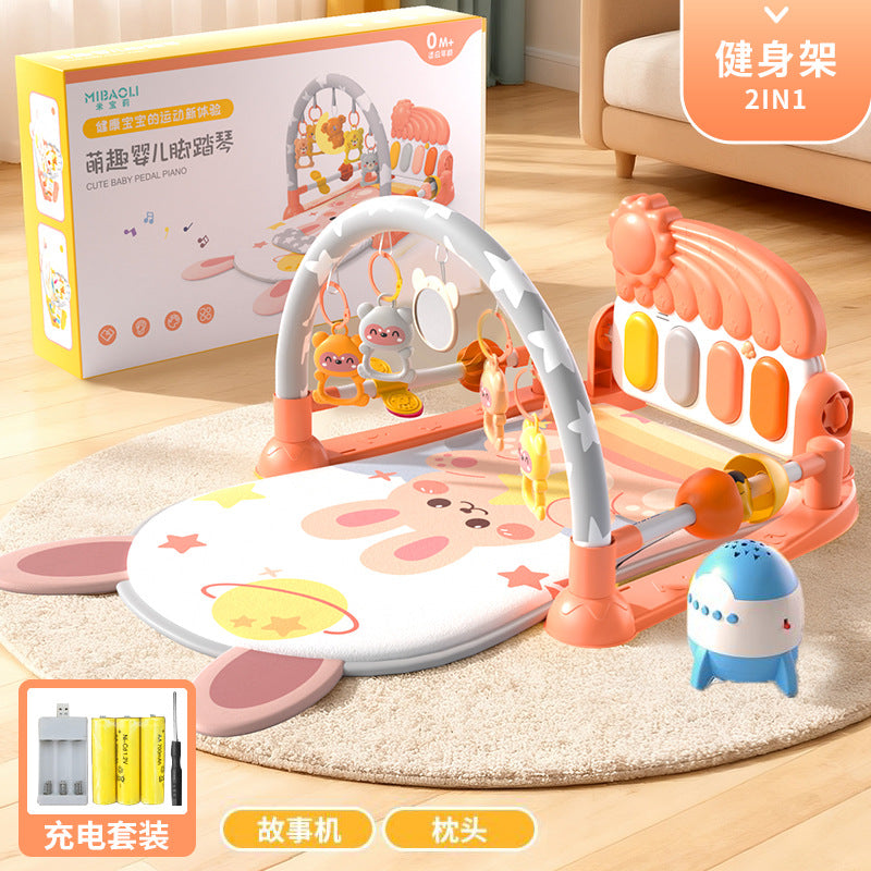 Pedal piano baby fitness stand newborn toddler 0-1 years old early education educational toys baby meeting gift