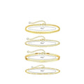 Amazon new 14k gold plated layered cuban link anklet set - beach jewelry anklets