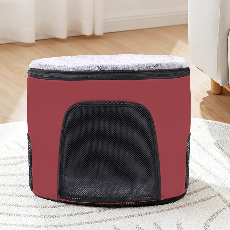 Wholesale new arrival eco-friendly eva cat house: large space, wear-resistant, scratch-proof, round dome house for cats and dogs, outdoor villa style