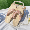 Flip-flops summernew arrival women's fashion color block beach slippers cool stylish flip-flops non-slip flats slippers