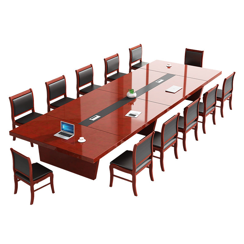 Saint li conference table with wood veneer paint conference table office negotiation training table
