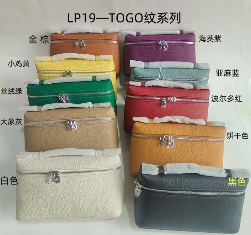 Lp19 genuine leather lunch box bag new arrival gigi same style kelly bag pebbled cowhide satchel bag simple shoulder bag for women