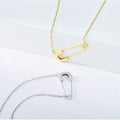 2024 amazon fashion cross-border new safety pin pendant necklace - trendy, unique, and versatile jewelry for women