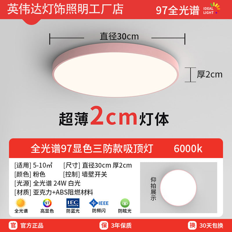 Macaron 1ed ceiling lamp kitchen balcony entrance door entrance lamp corridor aisle round modern casual lamp