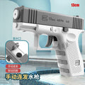 Tiktok viral kids' manual glock water gun toy - summer outdoor continuous fire re-cock mini water gun wholesale