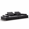 Lawrence genuine leather sofa italianclassy first layer cowhide living room small apartment modernaccessible luxury straight row full leather sofa