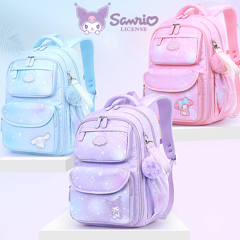 Kuromi - new 2025 lightweight school bag for girls, designed for first to third grade elementary school students - reduces burden, suitable for sixth grade (year 6)