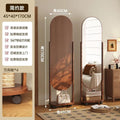 Perforated board dressing mirror rotate full-length mirror movable floor mirror for home clothes hanger all-in-one mirror fitting mirror