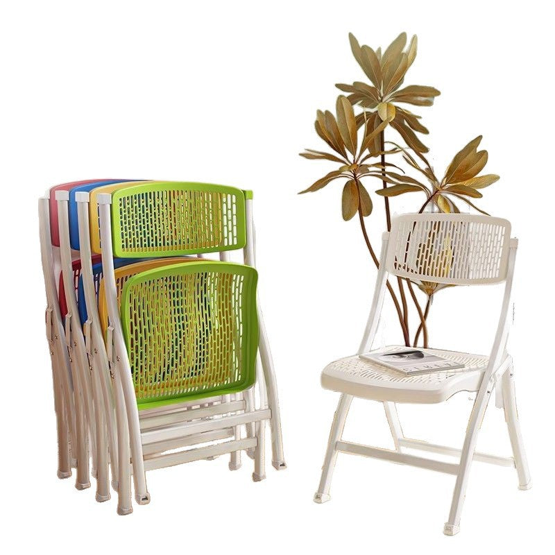 Computer chair sedentary folding back chair office seat student dormitory chair girl desk study stool