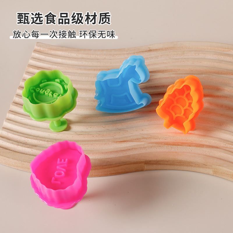 cookie mold press-type baking cookie tool food grade creative food supplement diy cookie shaping mold