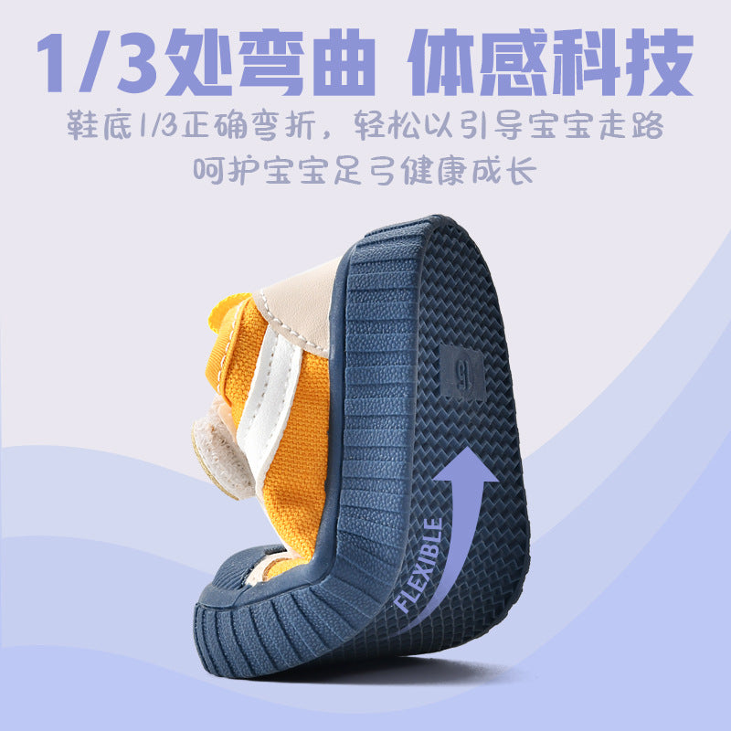 Toddler shoes for boys, spring and autumn, 0-1-2 years old, soft sole infant shoes, children's shoes, infant and toddler shoes for girls