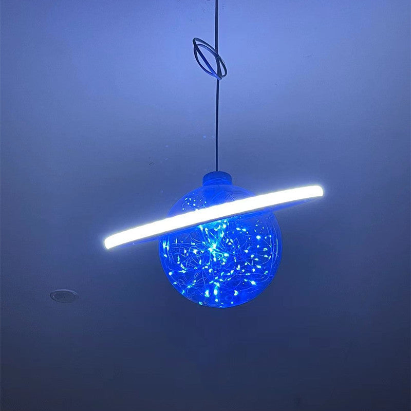 Wedding props surround the planet lights wedding stage window chandelier channel photo area star ball decorative lights