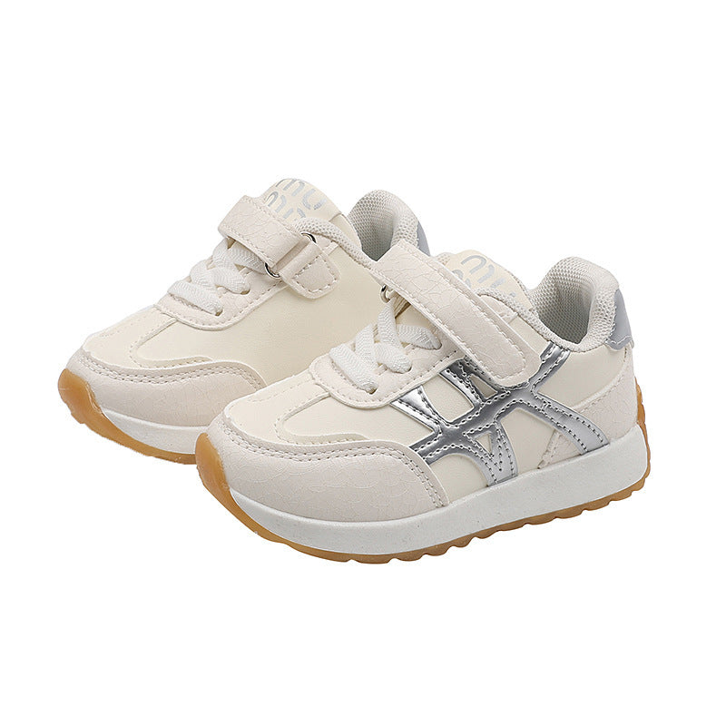 Vancahao girls' lightweight breathable running shoes,  spring/autumn new korean style children's casual shoes, boys' agnes shoes