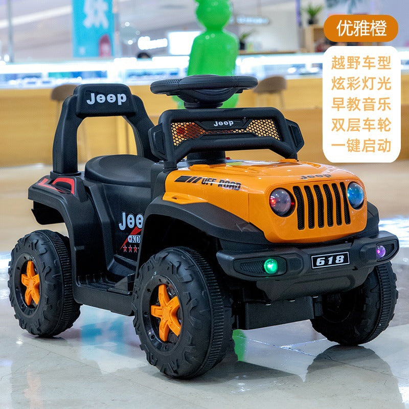 New 2-9 year old boys and girls remote control toys can sit baby toys off-road car four-wheel trolley remote control