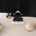 【dropshipping】trendy autumn outfit set for baby girls: cute tank top, suspender top, and wide-leg pants - 3-piece set for early autumn
