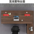 Modern minimalist executive desk office furniture - manager's desk, ceo desk, supervisor desk and chair set, boss desk