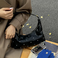 New arrivalaccessible luxury armpit bag for women, large capacity, trendy style, rivet design, crossbody tote bag, work clothing shoulder bag