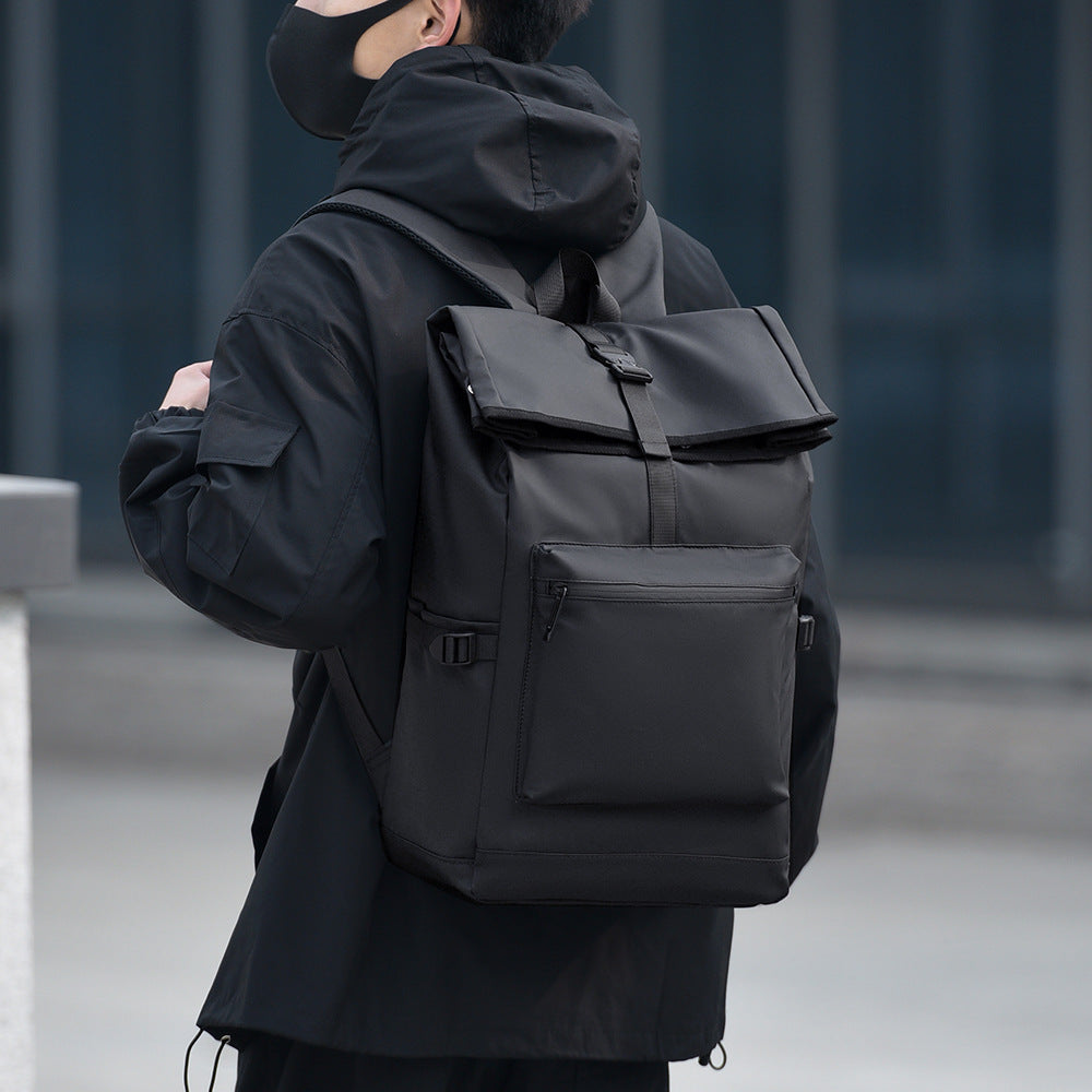 Processing Customized Casual Backpack Business Travel Large Capacity Computer Backpack Light Commuter Men's Student School Bag