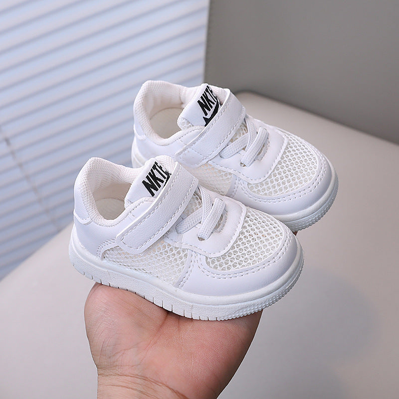 Kids' sneakers & athletic shoes - boys & girls, toddler shoes, infant shoes, sandals, hollow-out summer style, breathable baby white sneakers