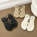 new arrival women's summer outwear non-slip heartflats beach one-piece flip-flop women's sandals