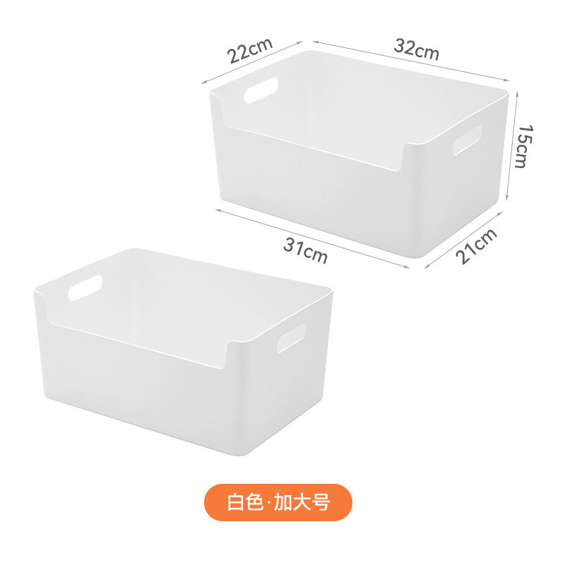 Kindergarten material storage box Children's toys Stationery Large capacity storage basket Desktop sundries sorting box
