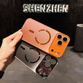 Large viewing window changes to 17 in seconds, suitable for apple 17pro mobile phone case 16iphone15magsafe magnetic suction new style