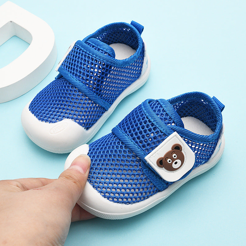 Yidian baby cloth sandals women's summer infant shoes new arrival toddler shoes one year old men's soft bottom