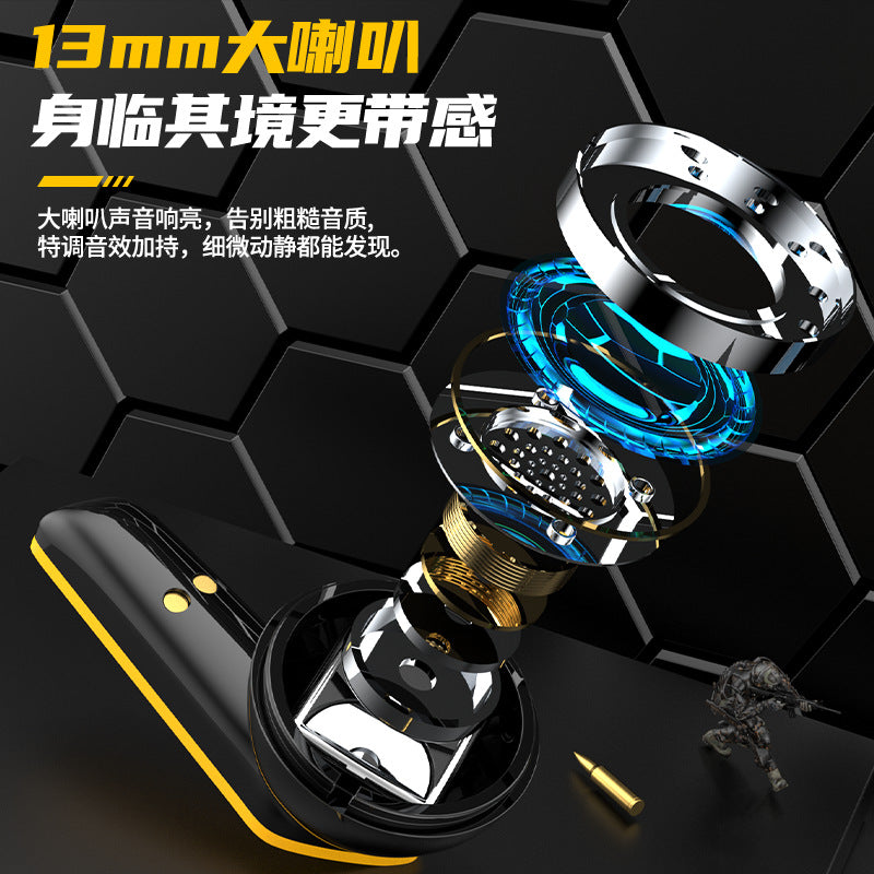 Bluetooth gaming earbuds - high-fidelity audio, noise cancellation, illuminated design, universal compatibility, extended battery life, wireless