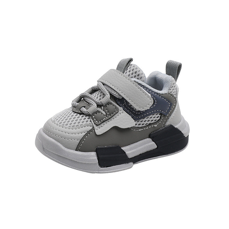 spring new arrival: breathable mesh running shoes for boys and girls - soft sole, trendy sneakers for spring/autumn