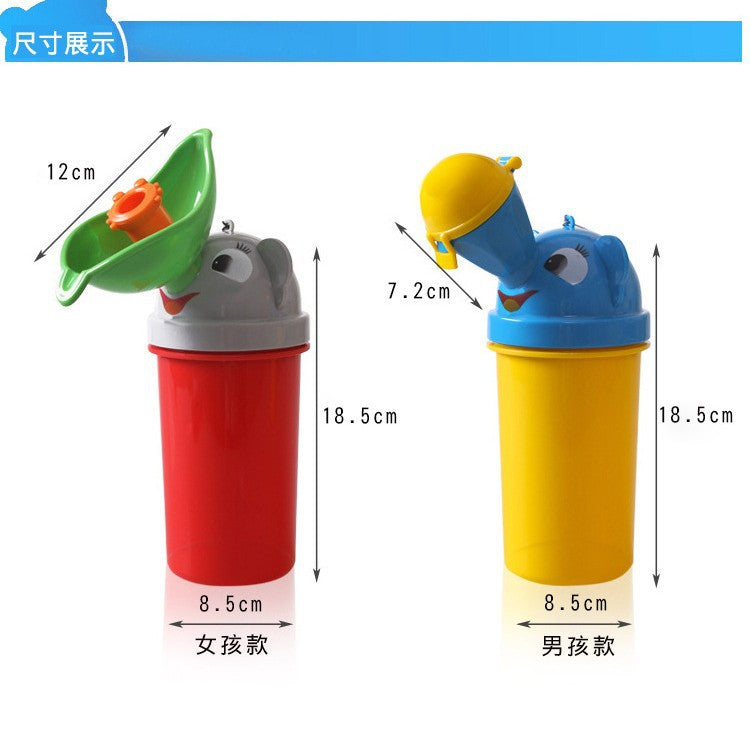 Portable kids urinal baby urinal handle urinal urinal handle urinal bottle urinal car