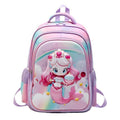 2024 new stretch fabric elementary school cartoon backpack for boys and girls, grades 1-6, large capacity kids' schoolbag
