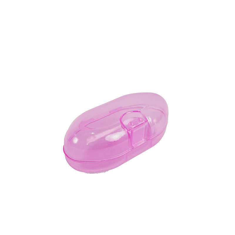 Factory direct sales baby thumb cover toothbrush, silicone baby tooth brush, finger toothbrush, baby tongue coating cleaning brush box