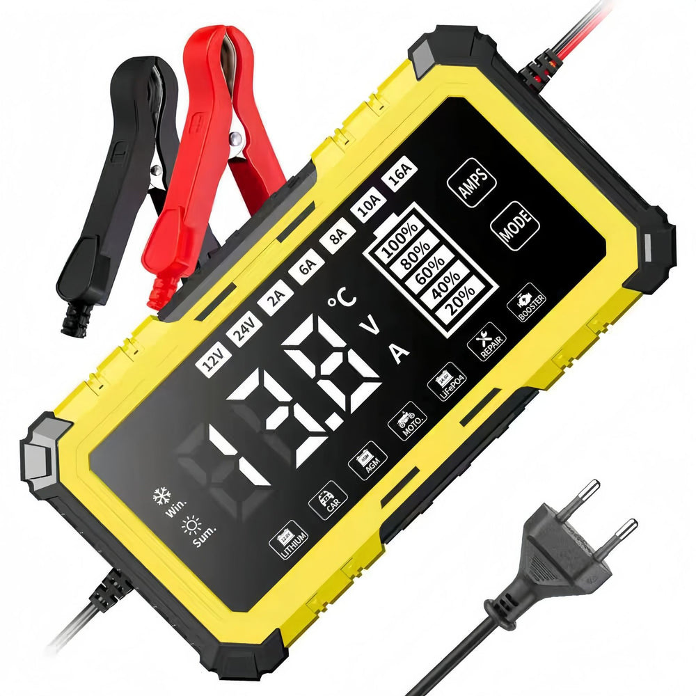 12v/24v 15a lithium iron phosphate (lifepo4) & lead-acid battery charger - 12v car battery charger