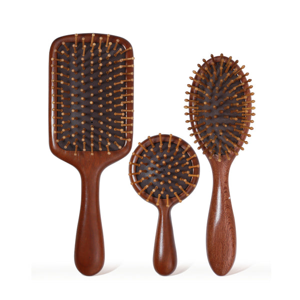 Cross-border new daily comb Solid wood air cushion comb Massage smooth hair comb Small portable airbag comb Manufacturer wholesale