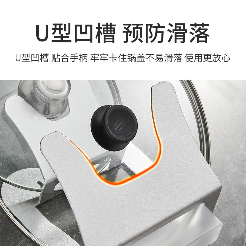 No punching space aluminum black lid rack multi-functional kitchen cutting board shelf storage rack wall hanging cutting board storage