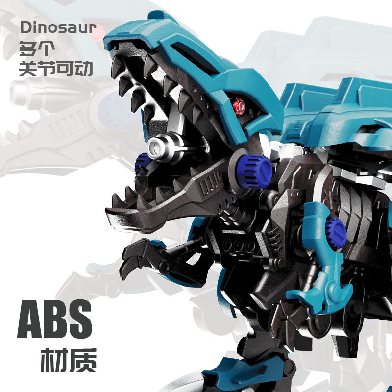 Dinosaur electric toy Triceratops mammoth simulation mechanical Tyrannosaurus rex children's creative puzzle assembly model
