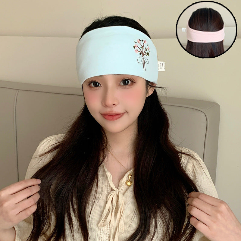Postpartum headband - no more headaches! cotton head wrap for new moms with bigger heads after childbirth - windproof, stylish, and perfect for going out