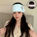 Flower fairy maternity headscarf (blue)