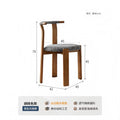 Zita dining chair - vintage solid wood dining chair, 5 new light luxury high-end designer ash wood french dining chair
