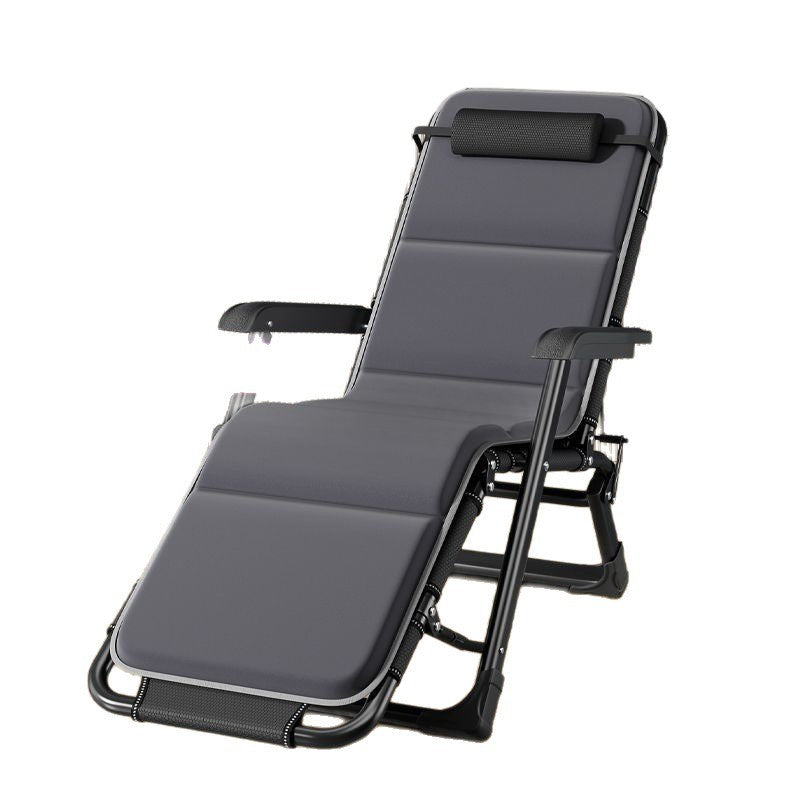 Recliner foldable lunch chair office back chair foldable bed casual back beach chair lazy home balcony chair