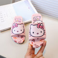 Vancahao slippers  summer new girls' fashion cartoon cat sandals & slides - big kids' indoor/outdoor flip-flops
