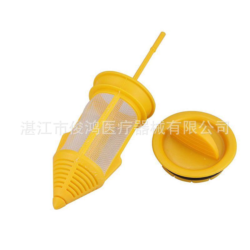 dental chair filter, dental chair strong suction filter mesh, weak suction yellow mesh, a complete set of plastic accessories materials,