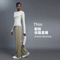 High-waisted, straight-leg casual pants with a fold-over waistband, perfect for running, fitness, and workouts. women's autumn trousers, style d25095