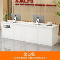 Bar table casual modern clothing store cashier counter commercial store small company front desk reception desk