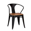 American solid wood restaurant bbq dining table and chairs, retro milk tea shop table, cafe industrial style music bar dining chairs