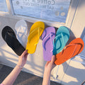 Flip-flops women's outwearsummer flip-flops non-slip bathroom bath beach seaside couple ins trendy summer sandals
